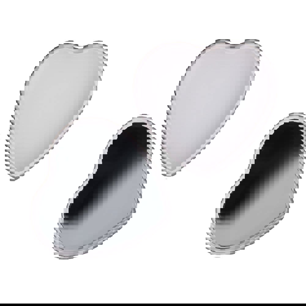 Platte metallic lippenbalsem in hartvorm