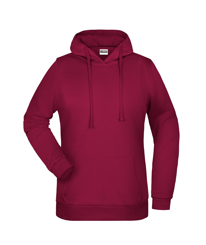 Ladies' Promo Hoody - Wijnrood (ca. Pantone 195C)