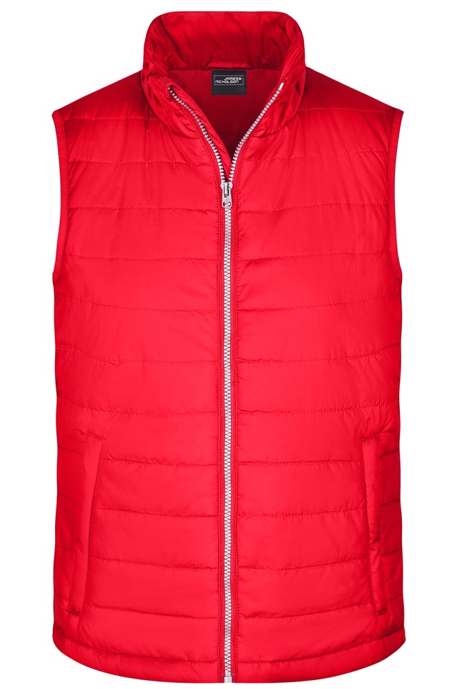 Men's Padded Vest - Rood (ca. Pantone 200C)