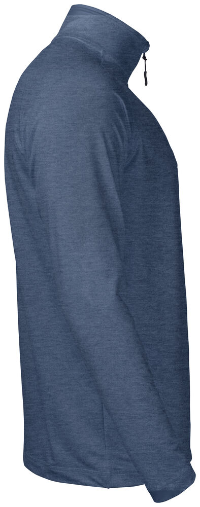 Cutter & Buck - Coos Bay Half Zip Heren Leisteen Blauw Mel. S