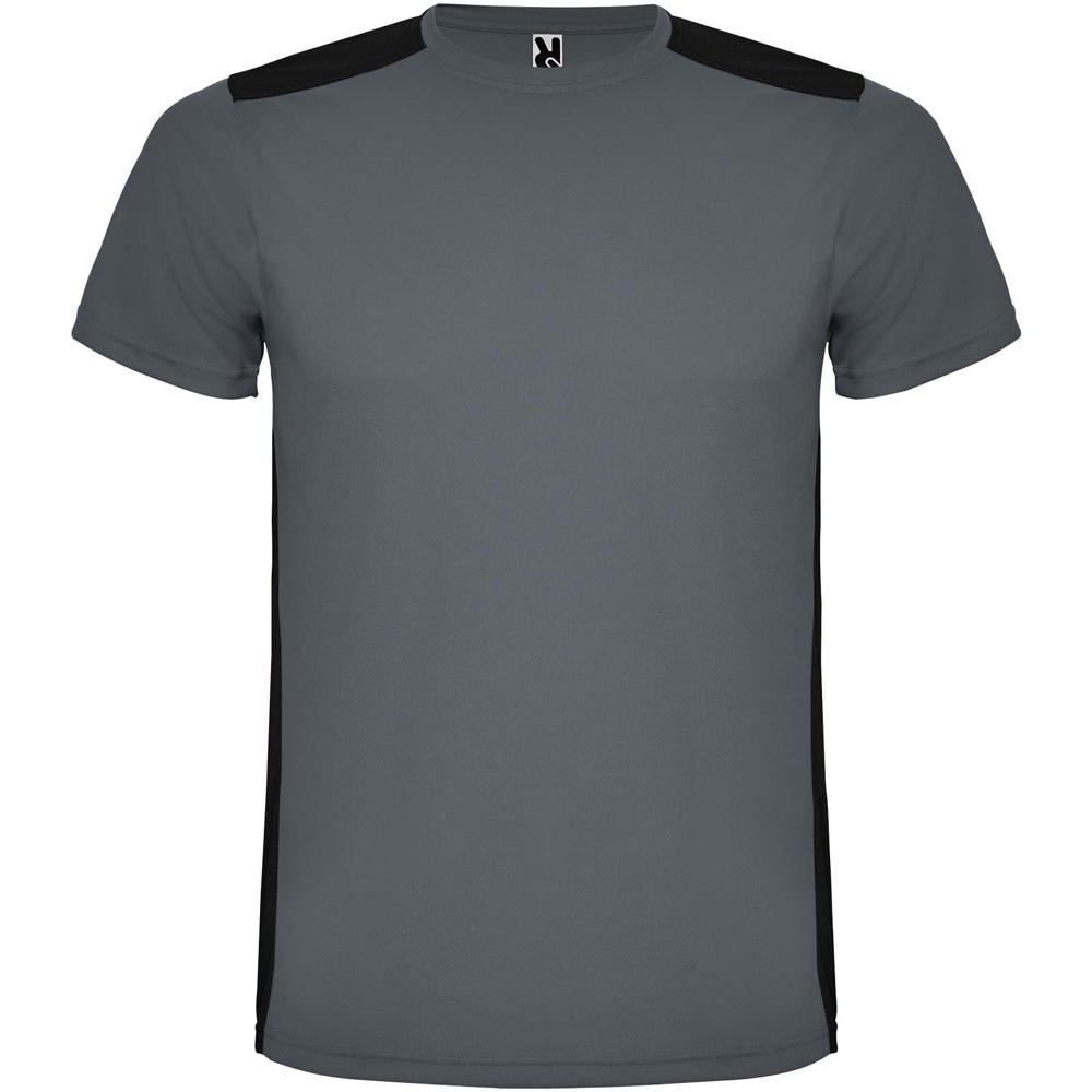 Detroit unisex sportshirt met korte mouwen - Ebbenhout, Zwart