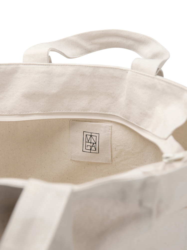 VINGA Hilo AWARE™ gerecycled canvas tas met ritssluiting