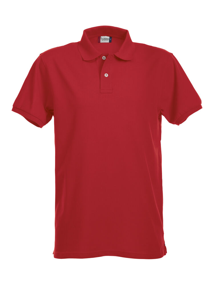 Clique - Stretch Premium Polo Rood XXL