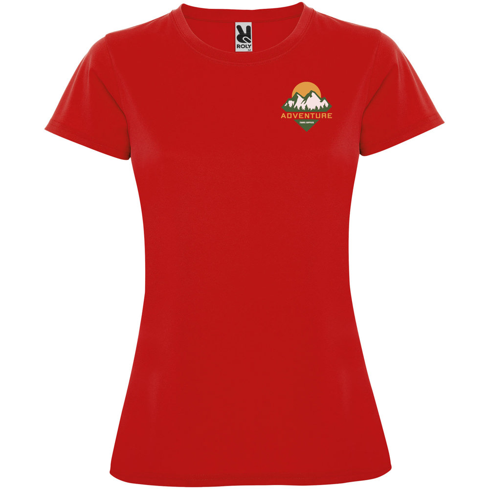 Montecarlo sportshirt met korte mouwen voor dames