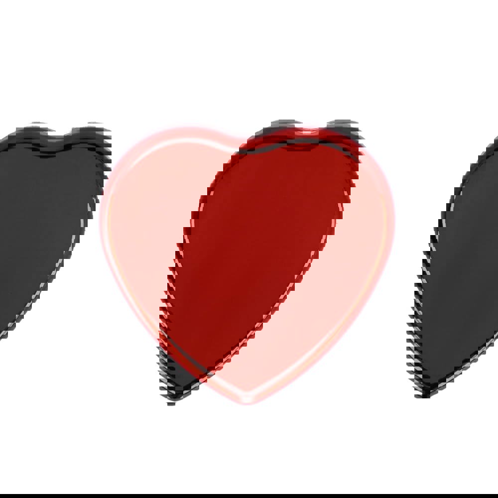 Platte metallic lippenbalsem in hartvorm