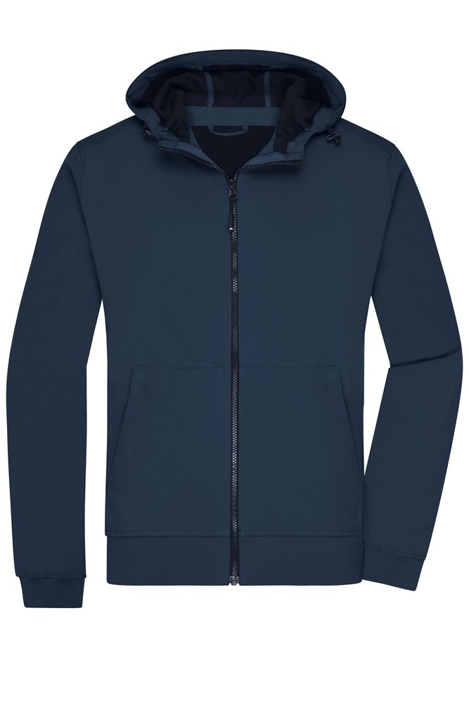 Men´s Hooded Softshell Jacket - Navy/navy (ca. Pantone 296C)