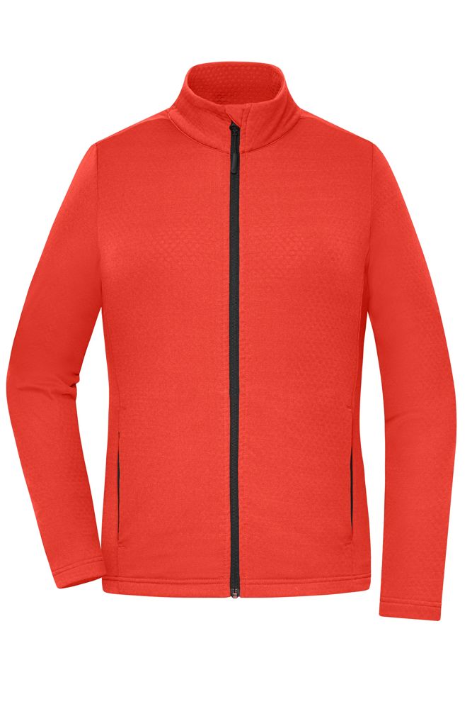 Ladies' Sports Structured Fleece Jacket GRS - Kruidig-oranje (ca. Pantone 485 C)