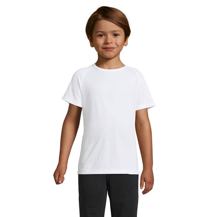 SPORTY KIDS - SPORTY kinder t-shirt 140g - Wit