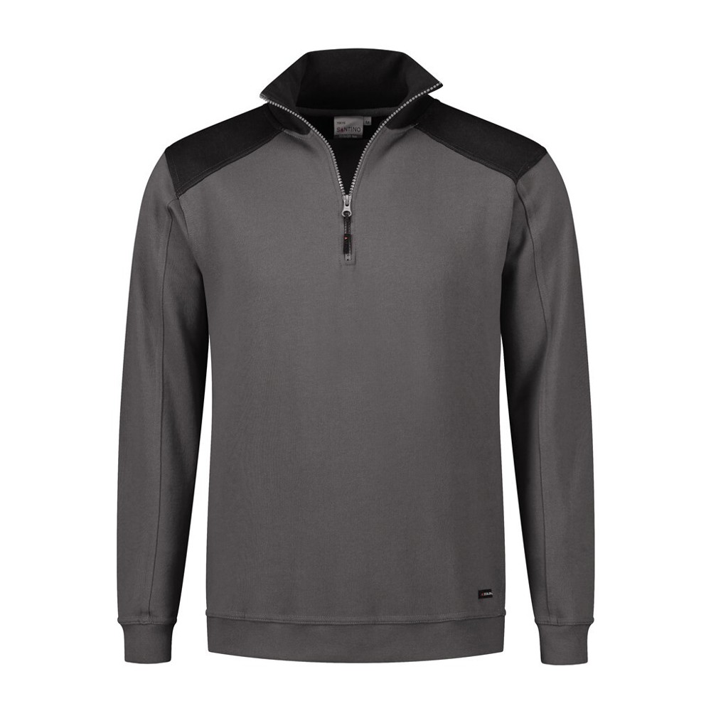 Santino Zipsweater Tokyo - Graphite / Black