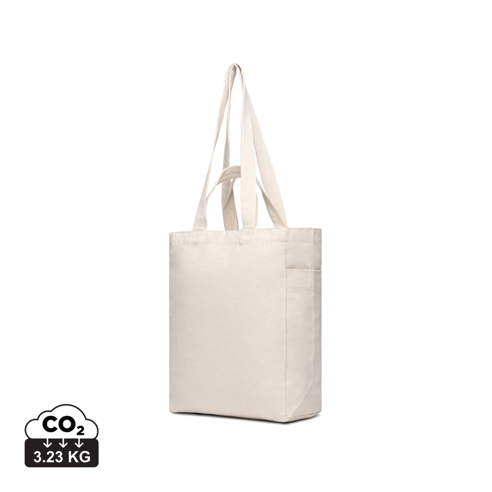 VINGA Hilo AWARE™ gerecycled canvas tas met ritssluiting