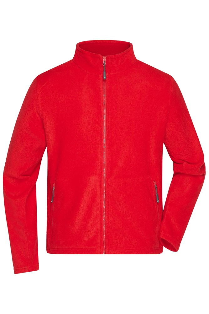 Men's Fleece Jacket - Rood (ca. Pantone 200C)