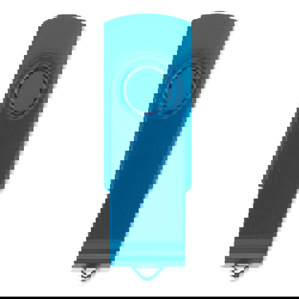 USB stick 2.0 Twister 4GB - Lichtblauw