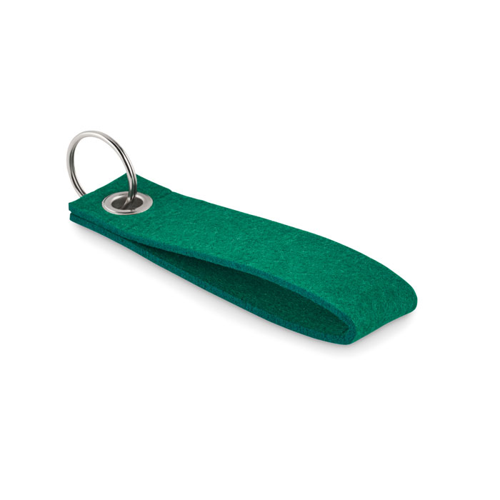 SUORA - RPET vilten sleutelhanger - Groen