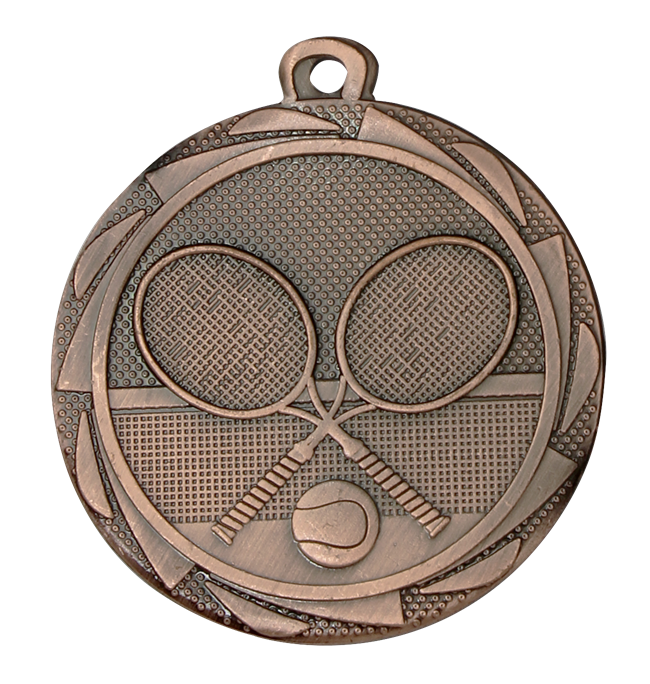 B-BS.ME113 medailles 4,5 cm tennis - 3. brons