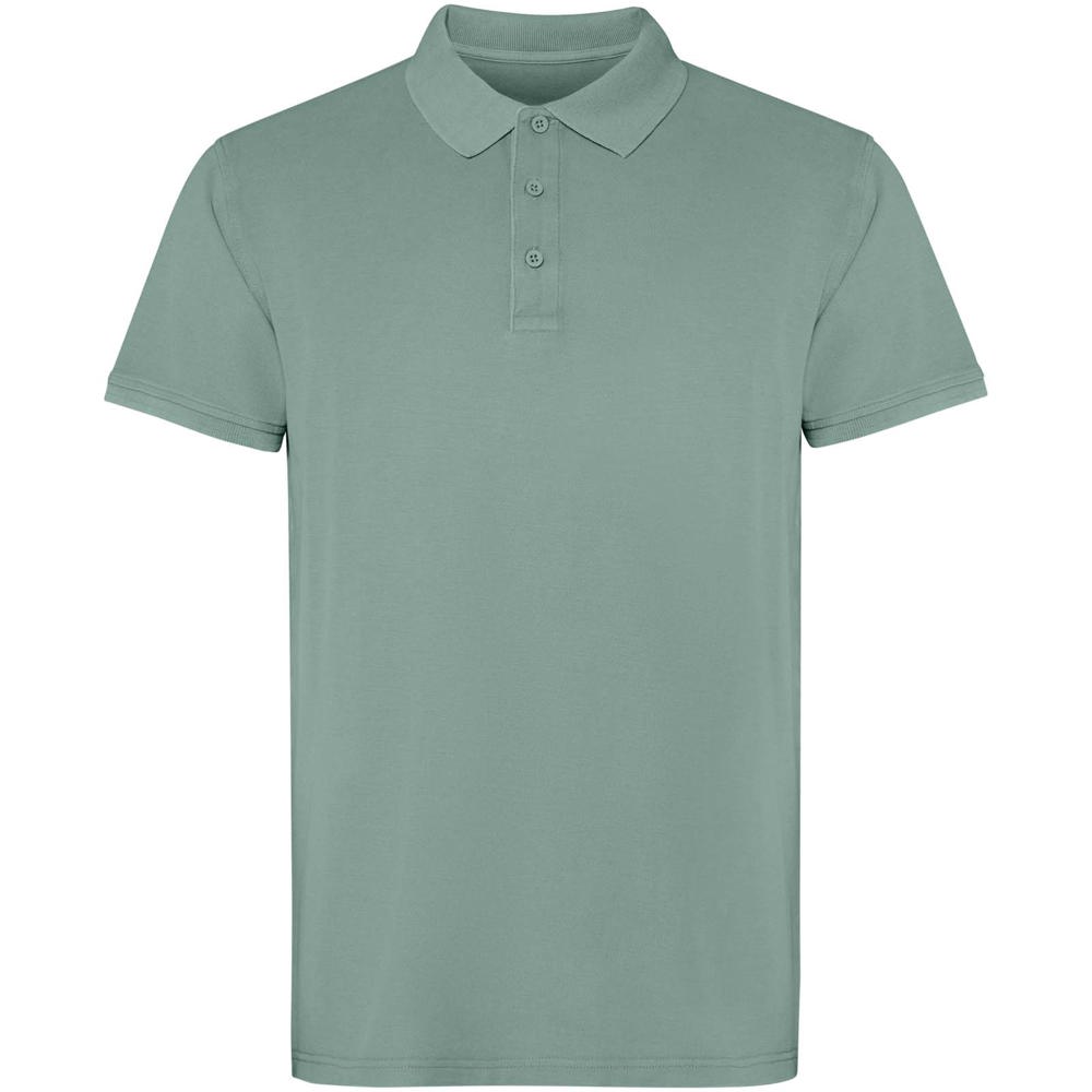 Cobain unisex polo met korte mouwen - Donkergroen