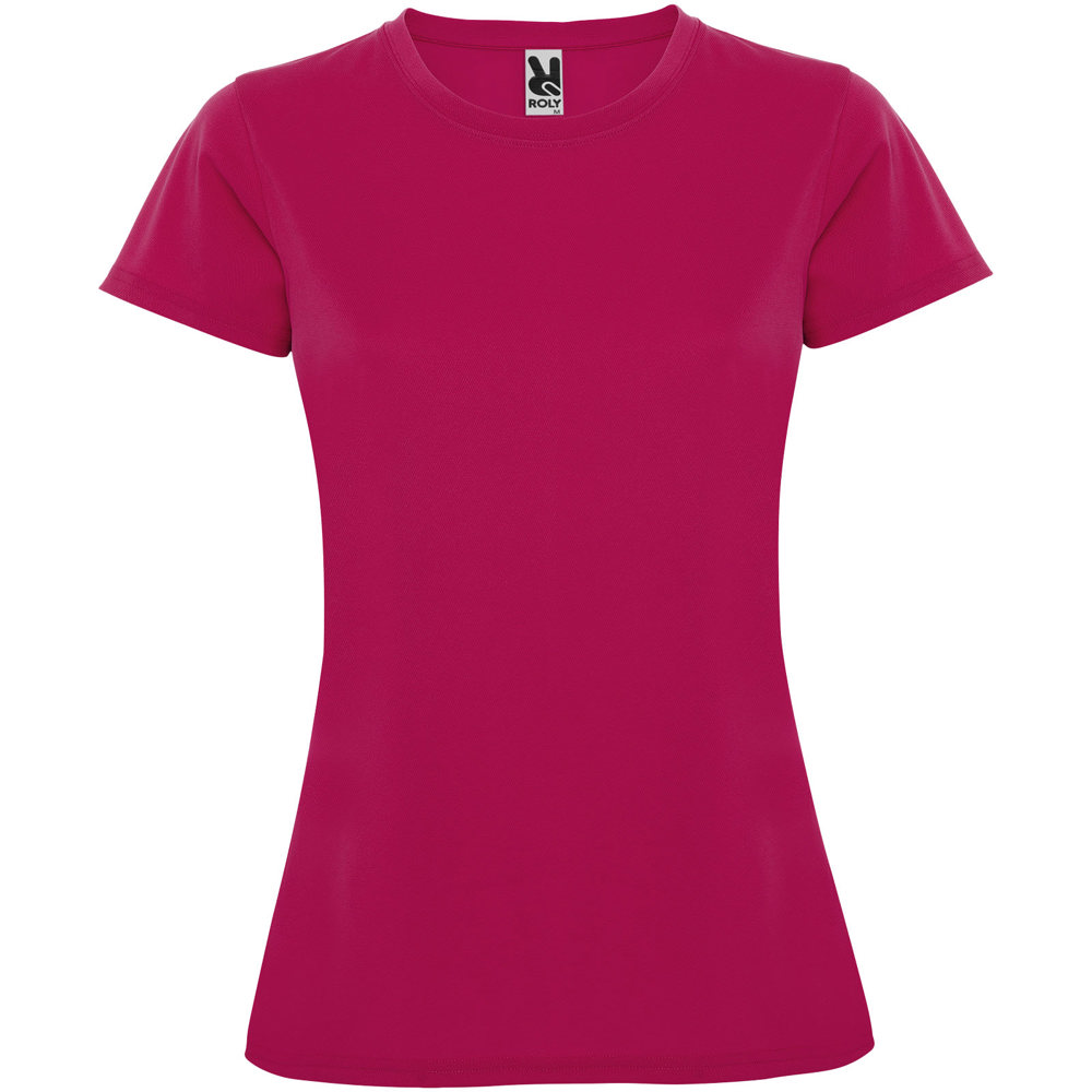 Montecarlo sportshirt met korte mouwen voor dames - Rosette