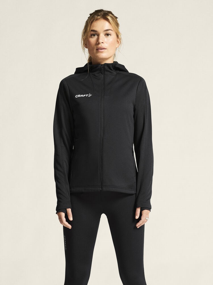 Craft - Evolve 2.0 Brushed Hood Jacket W Black XL