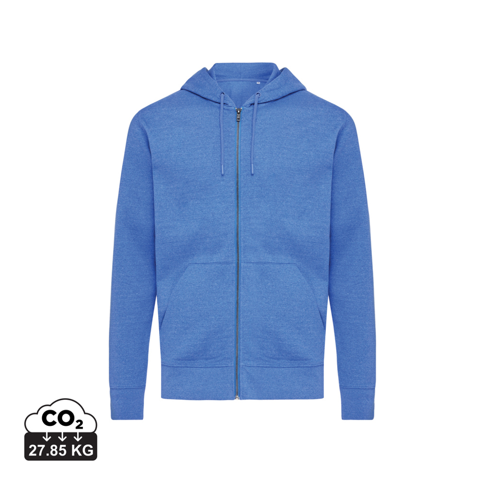 IQONIQ Abisko gerecycled katoen hoodie met rits