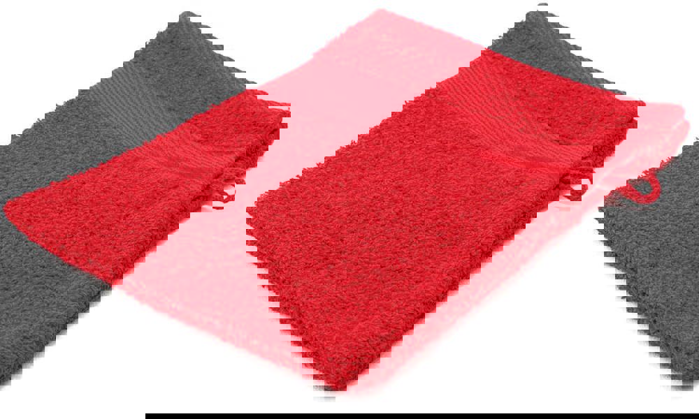 Sophie Muval washand 21x16 cm, 450 gr/m² - Rood (PMS 199c) / Rood