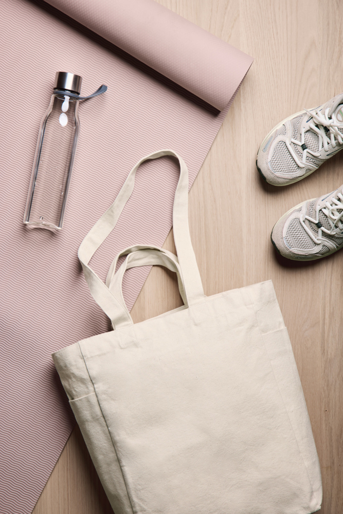 VINGA Hilo AWARE™ gerecycled canvas tas met ritssluiting