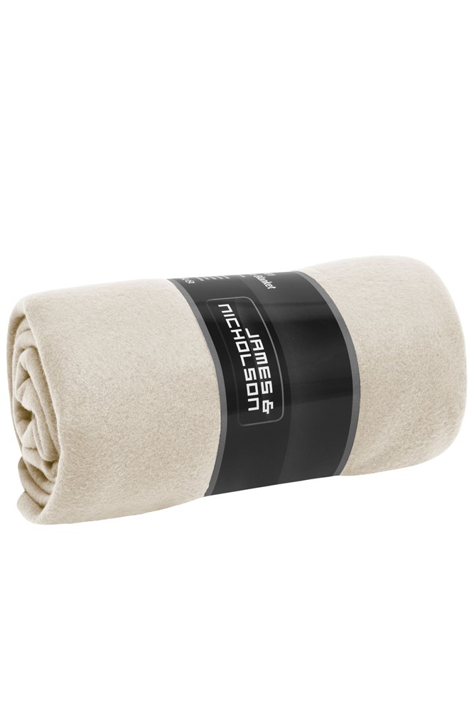 Fleece Blanket - Naturel/kameel (ca. Pantone 7500C
7504C)