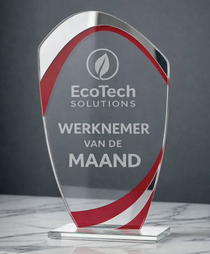 B-W551-553.08 awards van glas tot 20 cm hoog