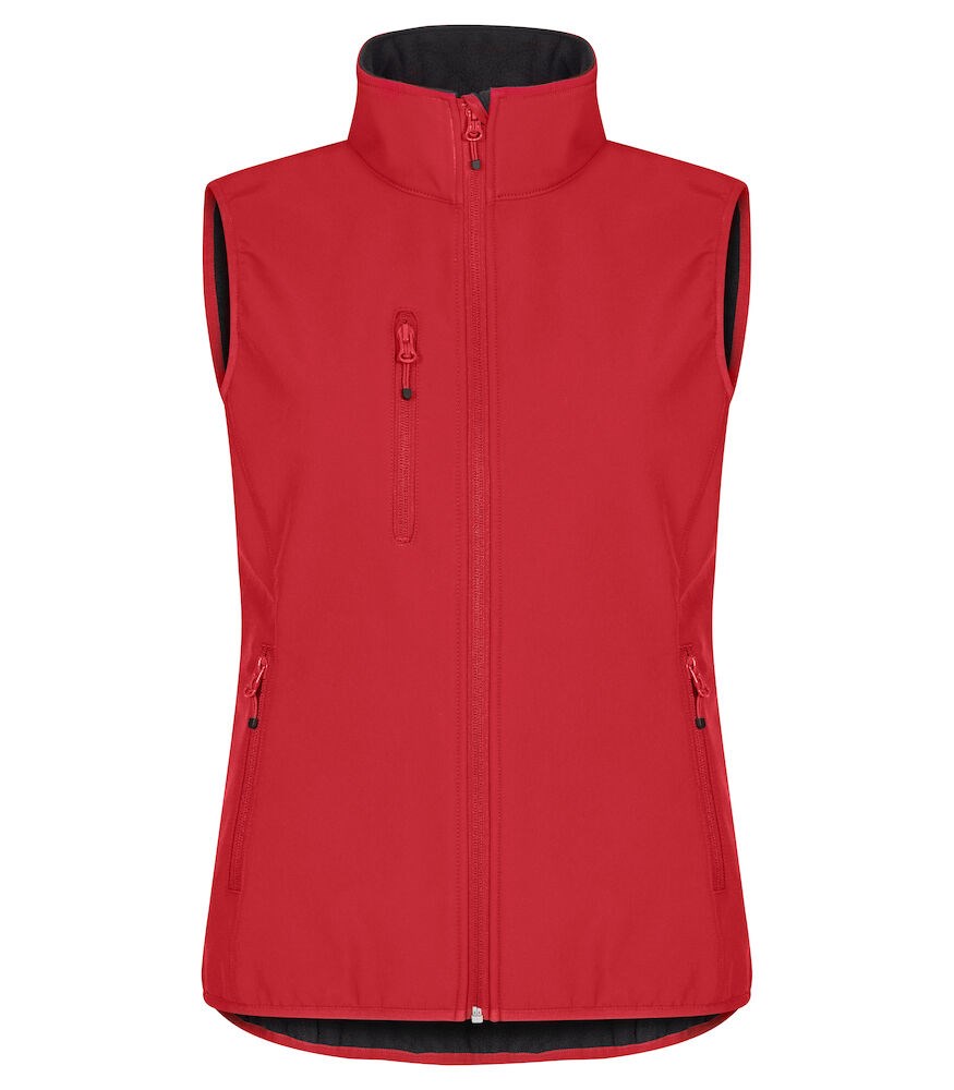 Clique - Classic Softshell Vest Women - Rood