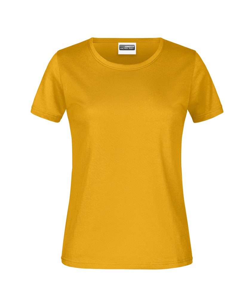 Promo-T Lady 150 - Goudgeel (ca. Pantone 1235C)