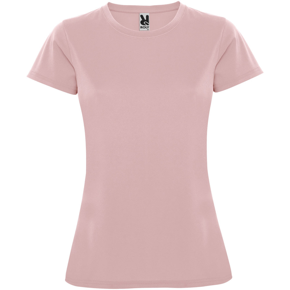 Montecarlo sportshirt met korte mouwen voor dames - Lichtroze