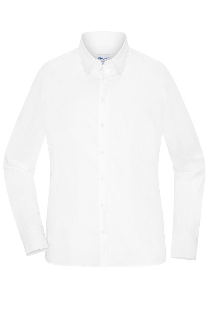 Ladies' Shirt - MODERN FIT - - Wit (ca. Pantone white)