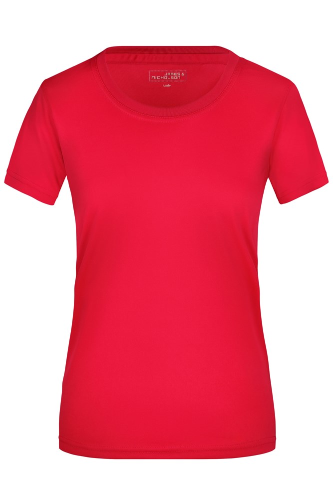 Ladies' Active-T - Rood (ca. Pantone 200C)