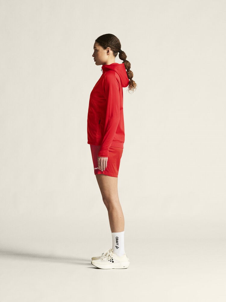 Craft - Evolve 2.0 Brushed Hood Jacket W Bright red XXL