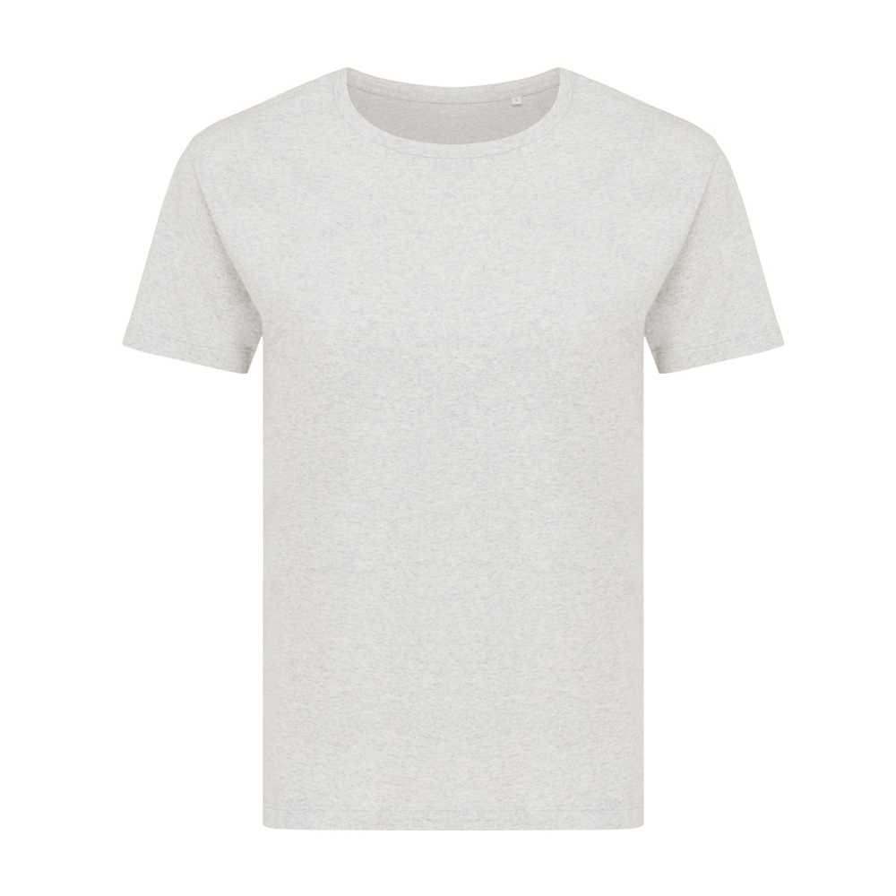 IQONIQ Yala dames lichtgewicht gerecycled katoen t-shirt - light heather grey (± PMS light heather grey)