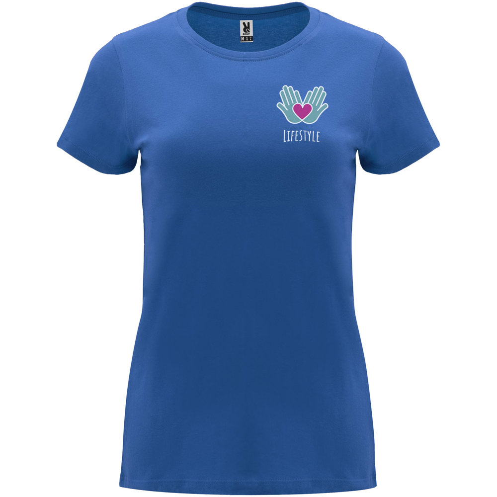 Capri 170 g/m² damesshirt met korte mouwen