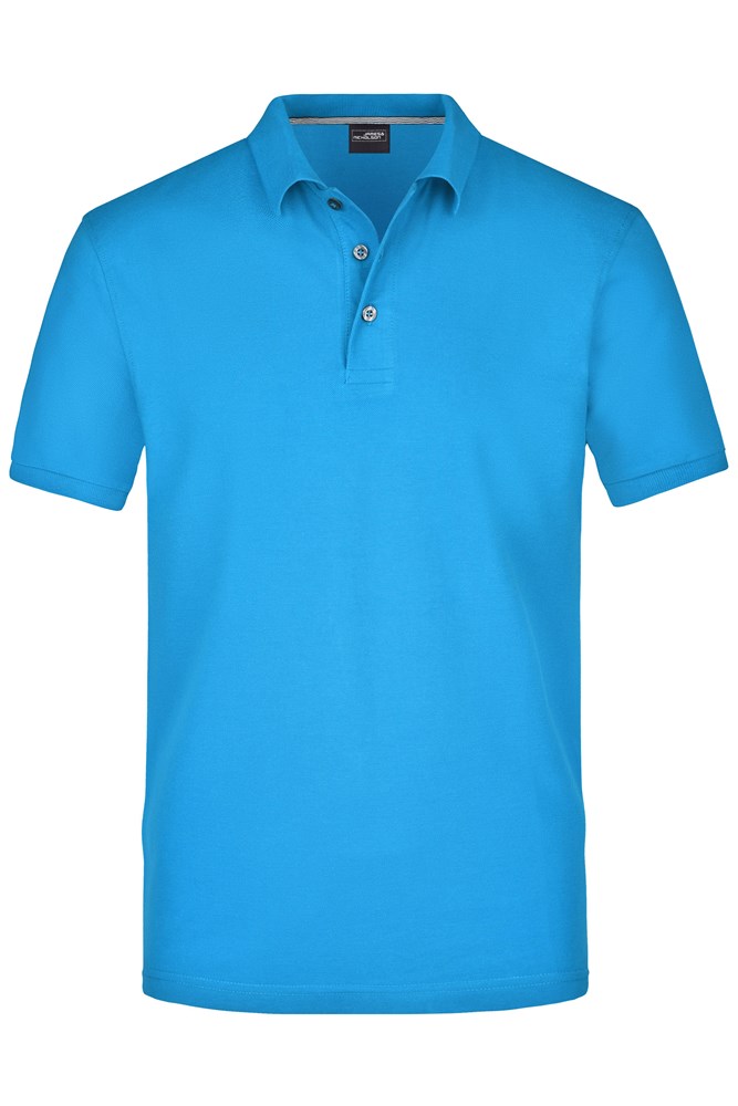 Men's Pima Polo - Regatta-blauw (ca. Pantone 7690C)