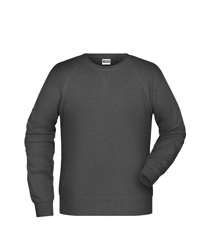 Men´s Sweat OCS Blended & RCS - Zwart-heather (ca. Pantone blackC)