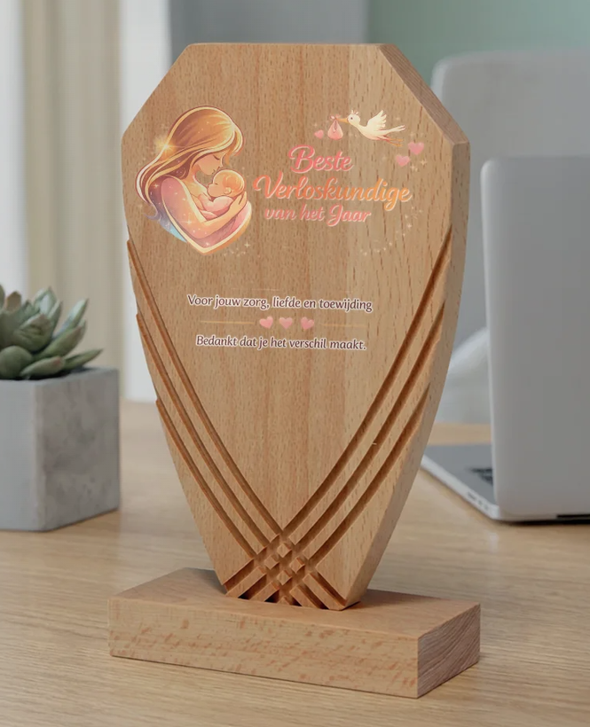 B-H391-393 awards van hout tot 22 cm hoog