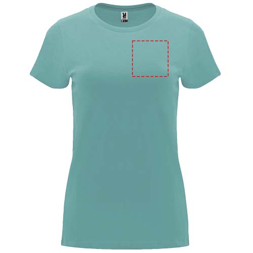 Capri 170 g/m² damesshirt met korte mouwen