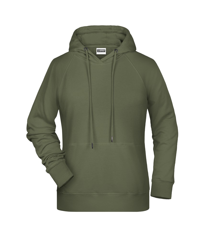 Ladies' Hoody OCS Blended & RCS - Olijf (ca. Pantone 7497C)