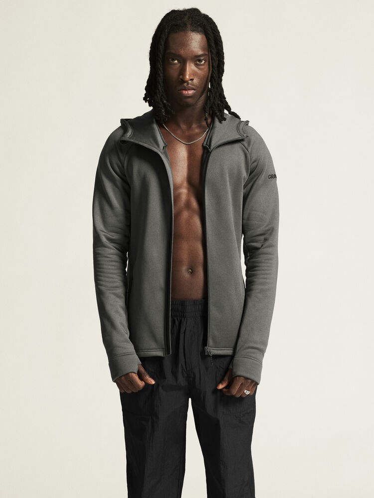 Craft - ADV Explore Power Fleece Hood Jacket M Granite 3XL