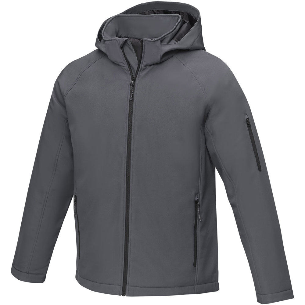 Notus gewatteerd softshell herenjas - Stormgrijs