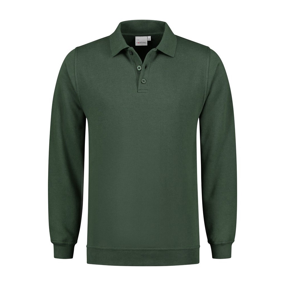 Santino Polosweater Robin - Dark Green