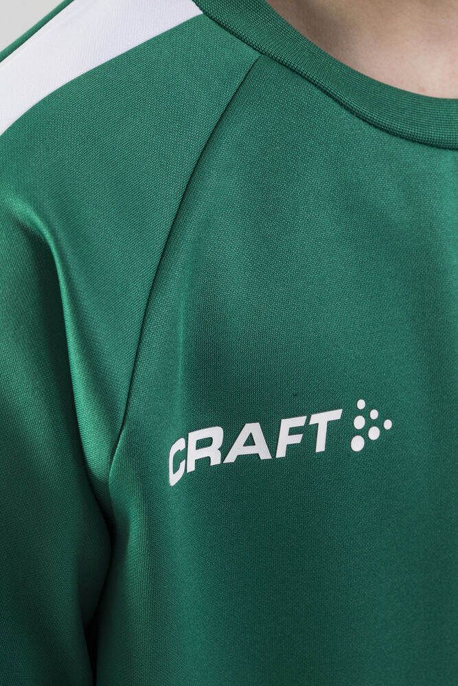 Craft - Progress R-Neck Sweater Jr Team Green/White 134/140