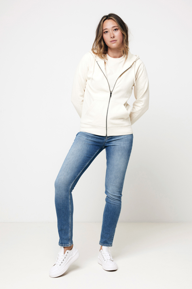 IQONIQ Abisko gerecycled katoen hoodie met rits