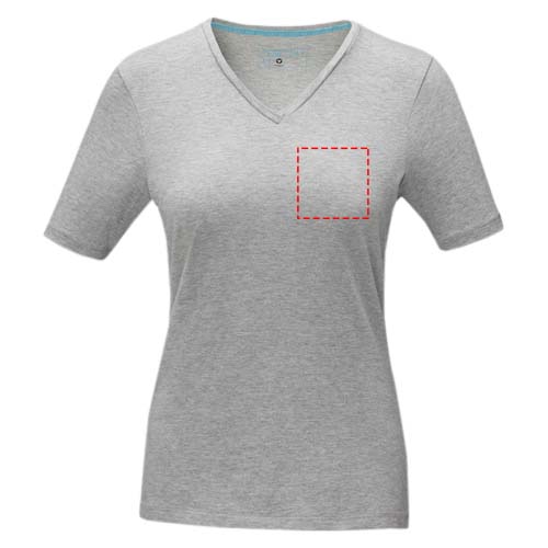 Kawartha biologisch dames t-shirt met korte mouwen