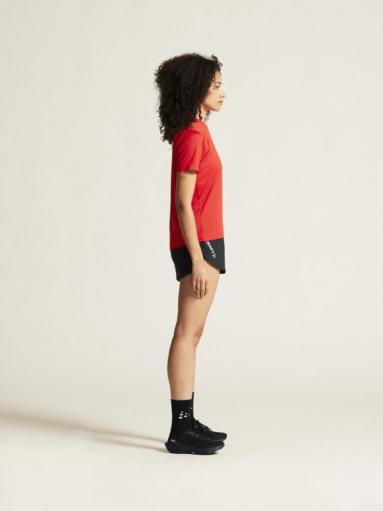 Craft - Squad Go Function Tee W Bright red XXL