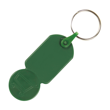 Sleutelhanger winkelwagenmuntje
