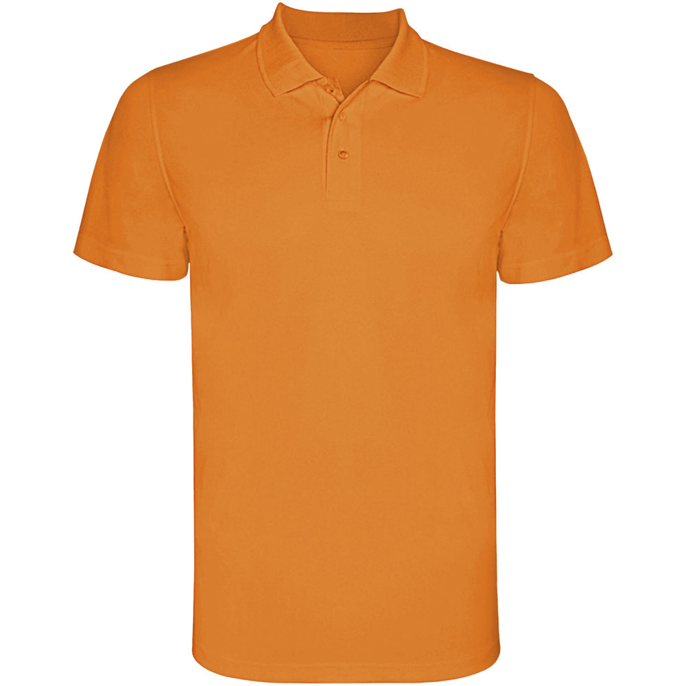 Monzha sportpolo met korte mouwen voor kinderen - Fluor oranje