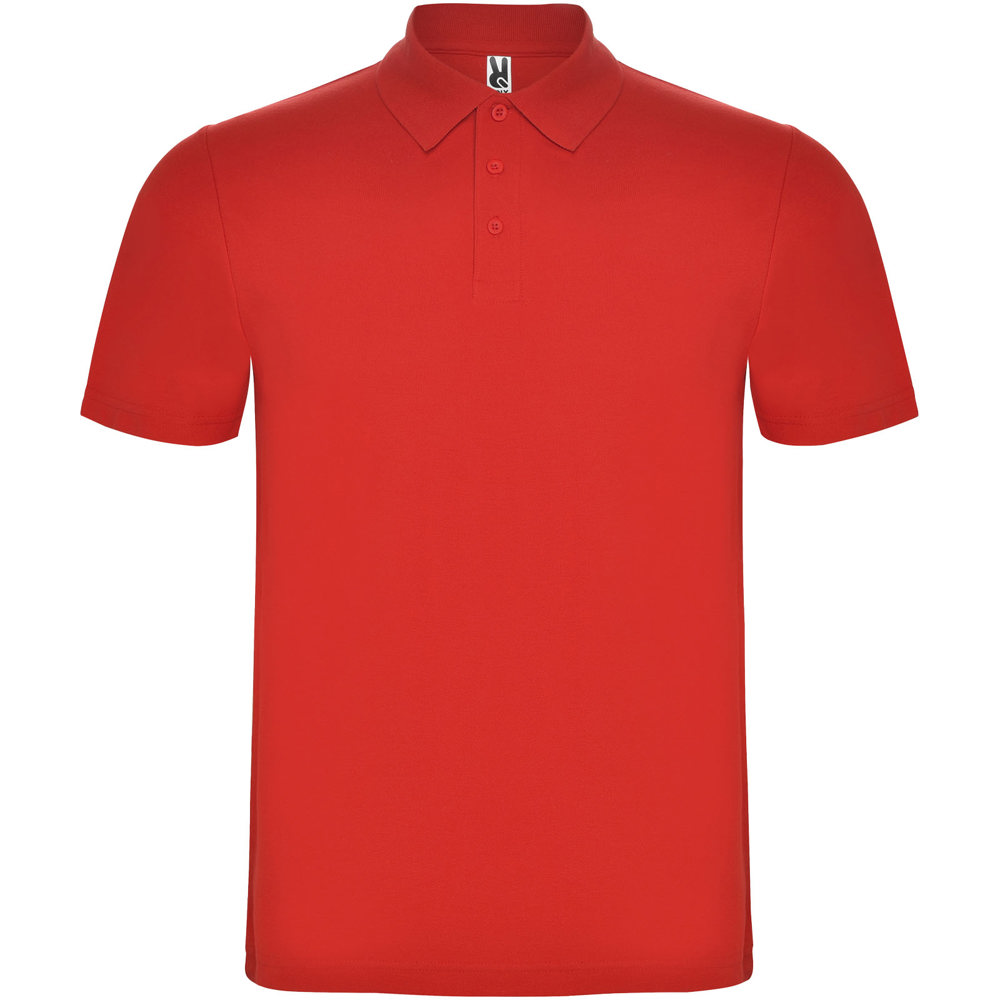 Austral unisex polo met korte mouwen - Rood