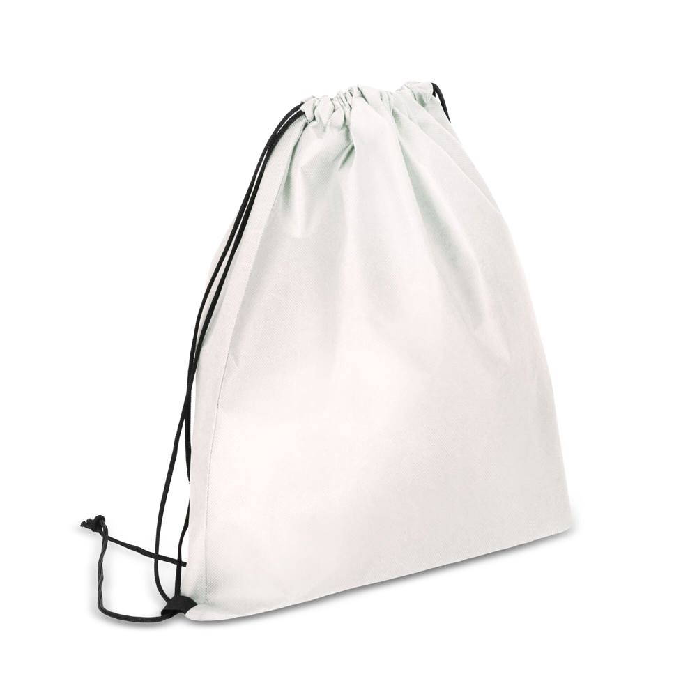 R-PET Rugzak non-woven 38 x 42cm 75g/m² - Wit